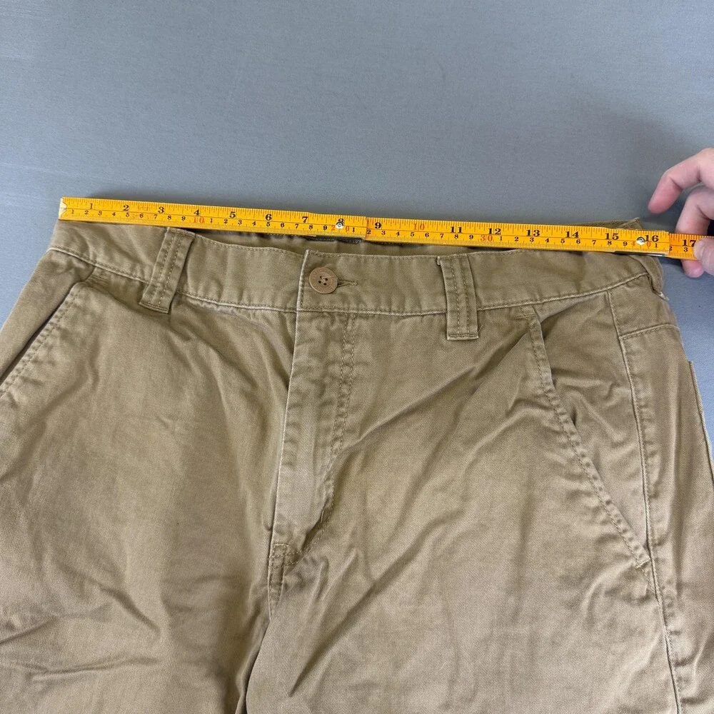 The North Face Chino Shorts Mens 32 Brown Cotton Canvas 10 Inseam Outdoor